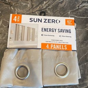 4 pack grommet panel curtains